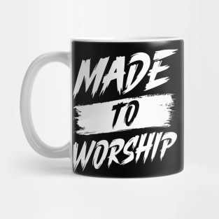 Made To Worship Unisex Bible Verse Christian Mug